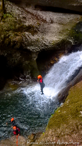 canyoning malvaux foncine le bas jura