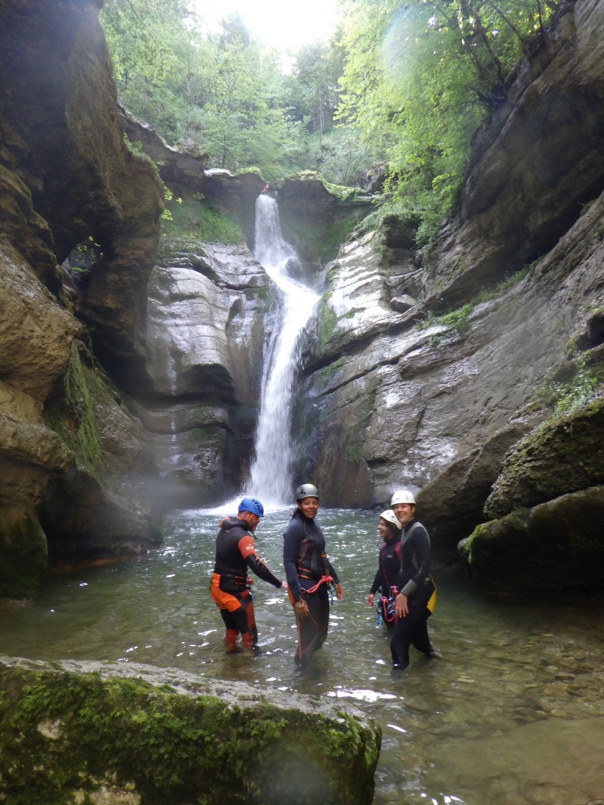 canyoning coiserette jura saint claude