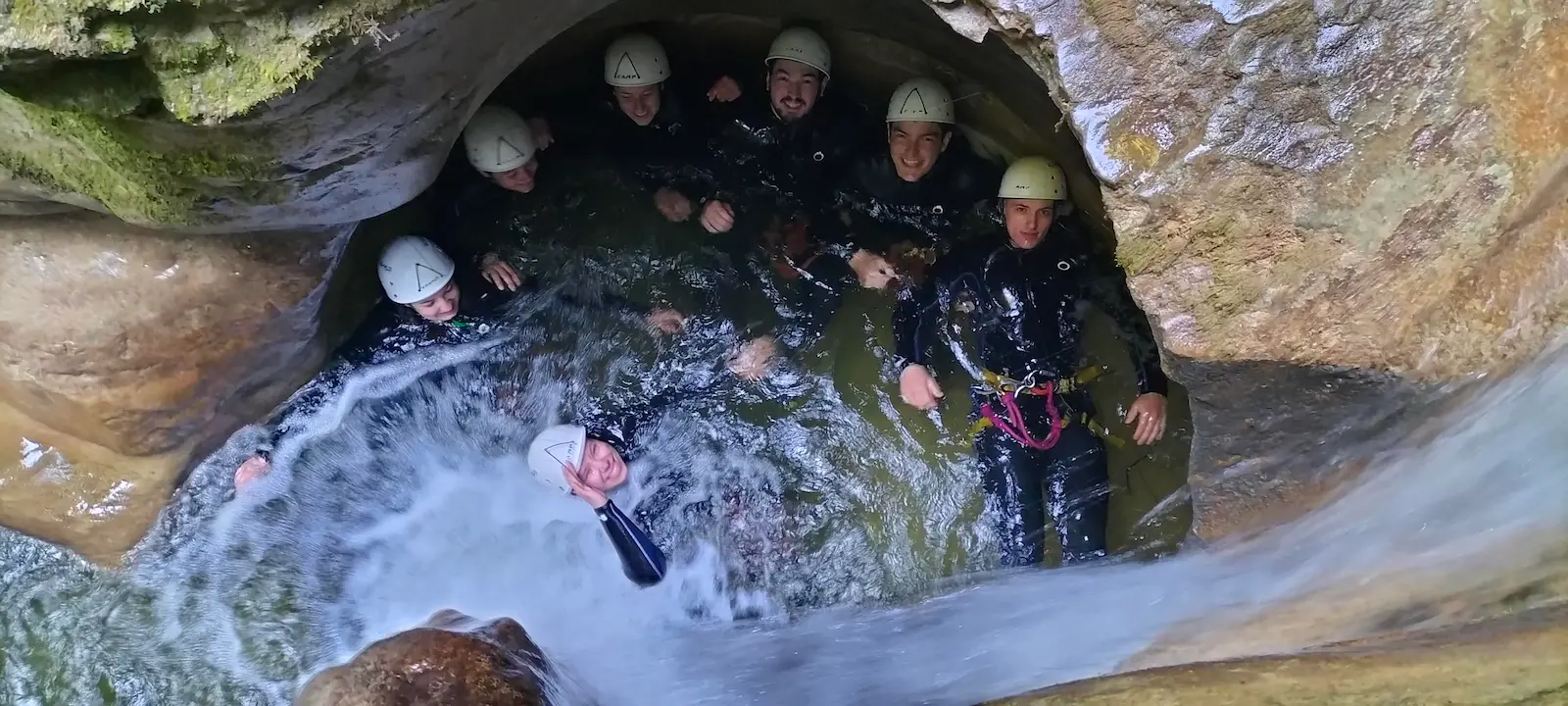 EVG canyoning in the Jura