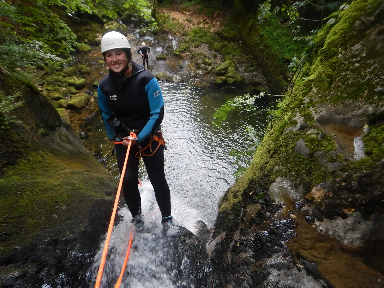 Canyoning on the Flumen in Saint-Claude in the Jura
