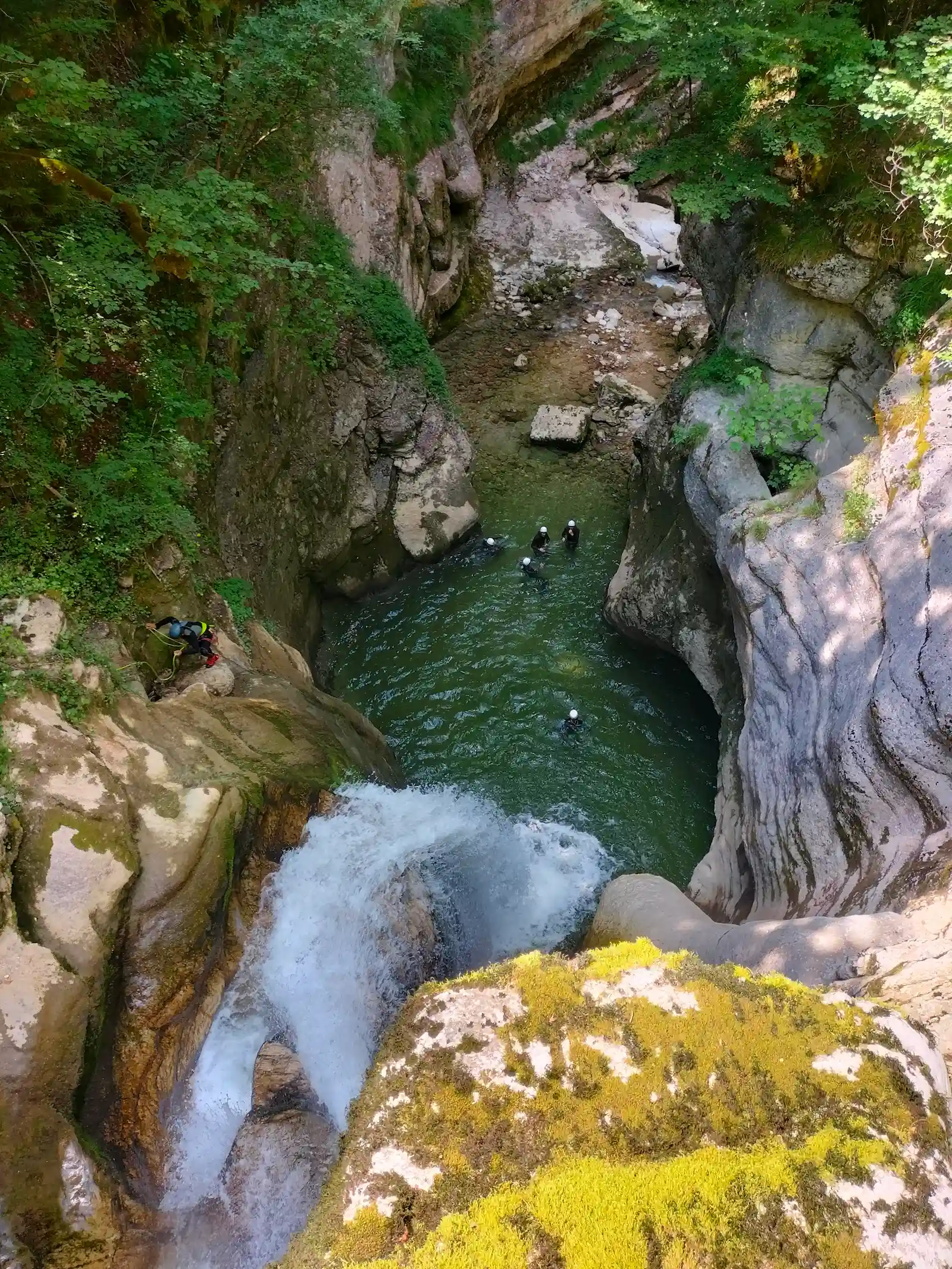 Canyoning de Coiserette à Saint Claude dans le Jura