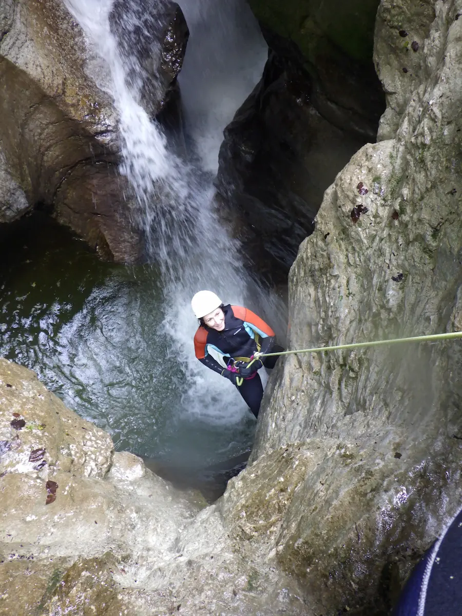 Canyoning de Coiserette à Saint Claude dans le Jura