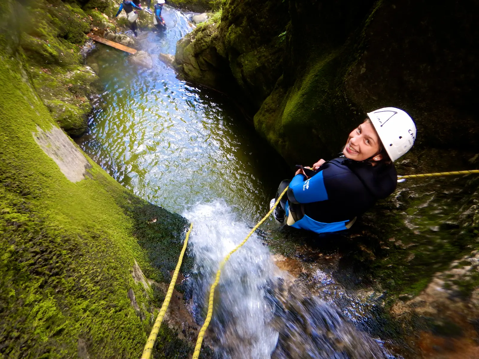 canyoning du Flumen à Saint Claude dans le Jura