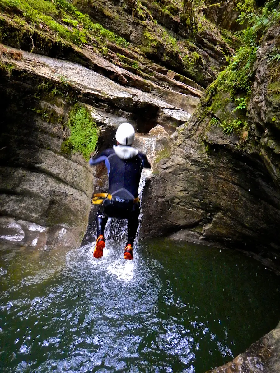 Canyoning du Grosdar intégral à Saint Claude dans le Jura