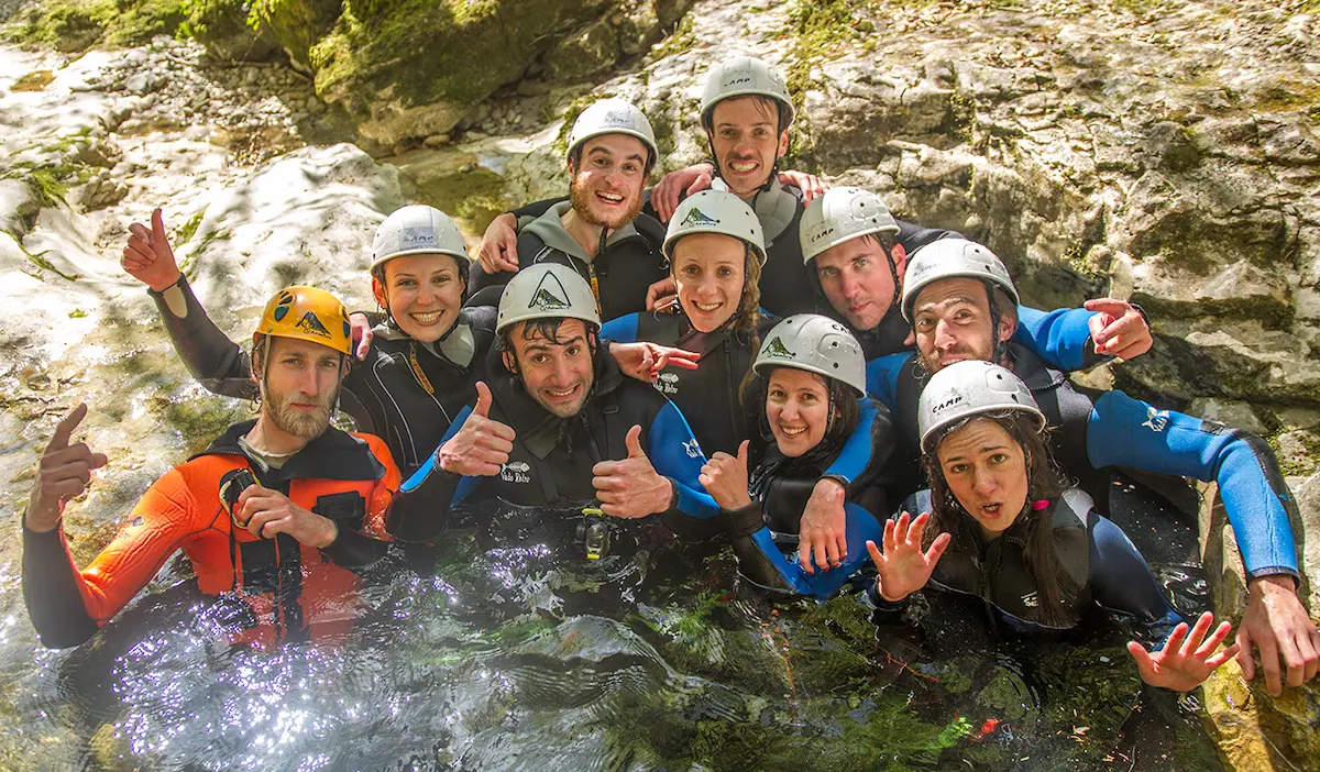 Activités outdoor de groupe dans le Jura