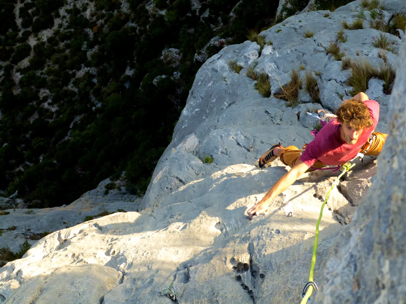 Perfectionnement escalade dans le Jura à Saint Claude