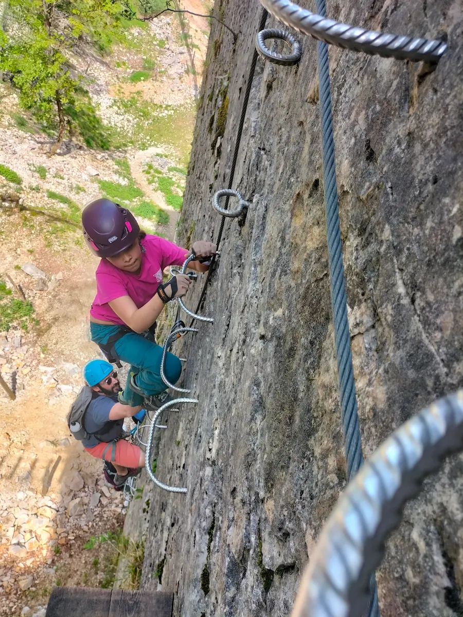 Via Ferrata famille dans le Jura à Morez